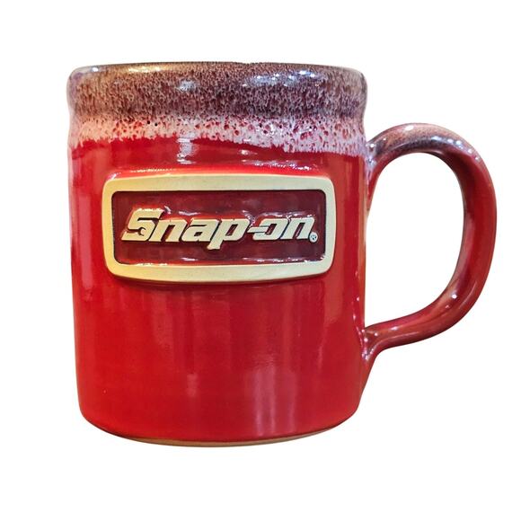 Snap On Collectible Stoneware Mug Deneen Pottery New - Picture 1 of 8